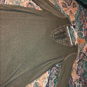 Long sleeve soft and sexy shirt!